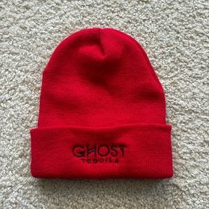 Red GHOST Tequila Beanie unisex